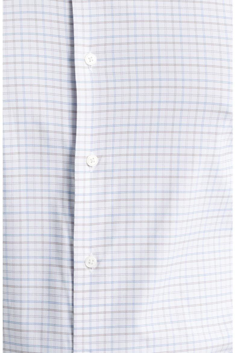 Rommel Check Performance Twill Button-Down Shirt, Alternate, color, CLOUDY BLUE