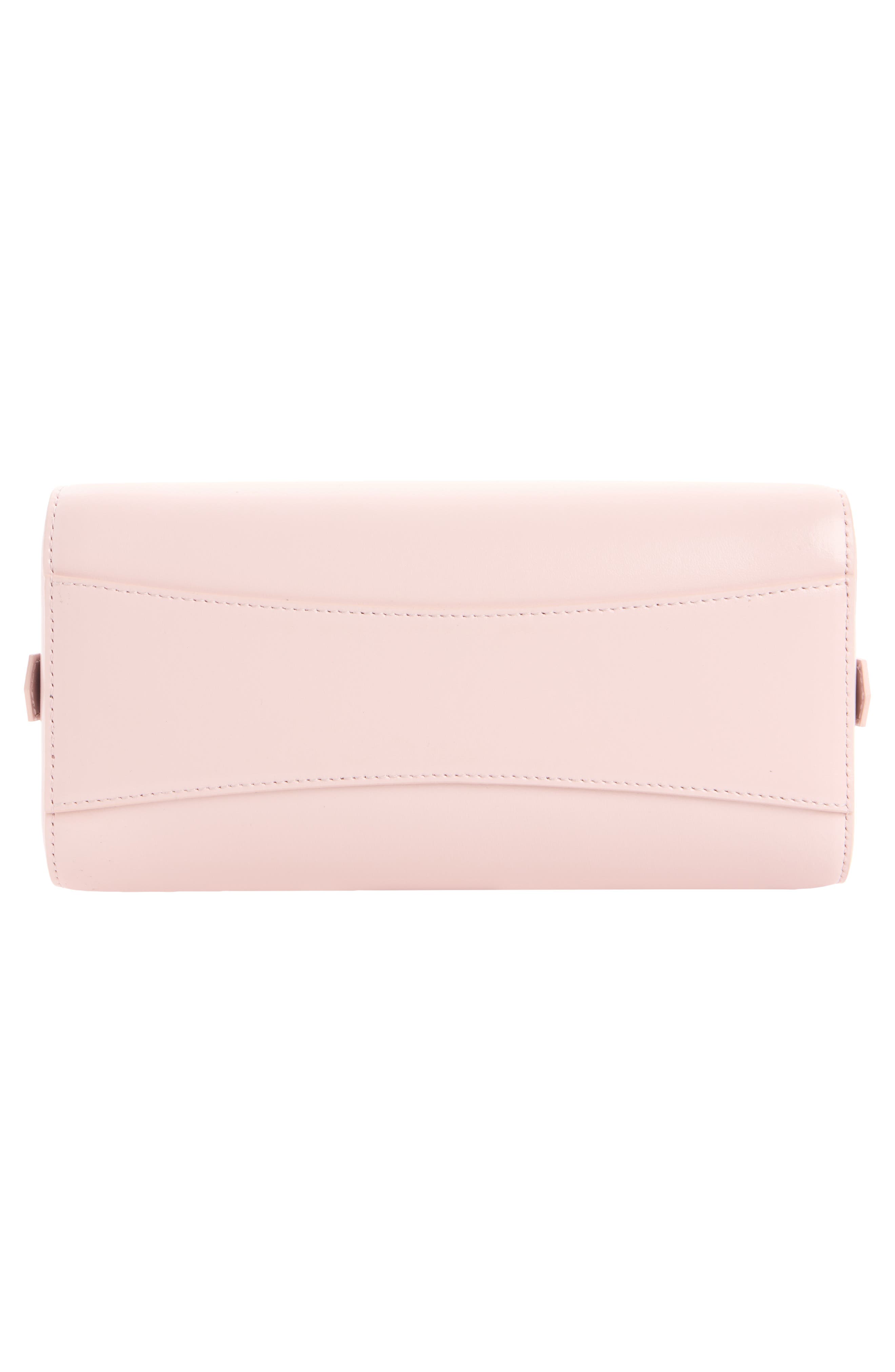 Givenchy Mini Antigona Leather East/West Satchel, Alternate, color, Baby Pink