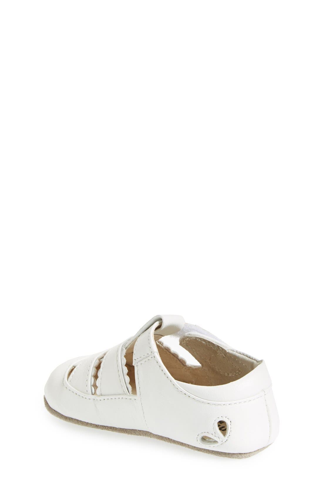 See Kai Run 'Brook' Leather Fisherman Sandal Crib Shoe, Alternate, color, 