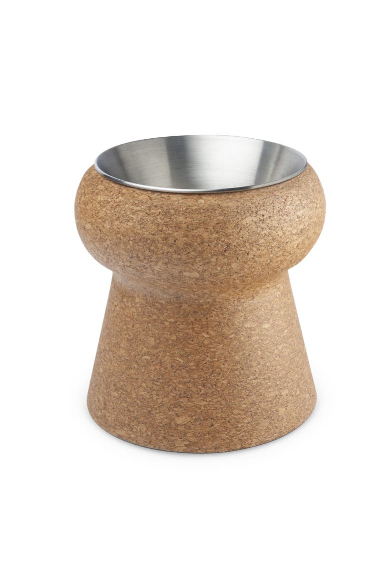 Champagne & Wine Cork Beverage Bin, Alternate, color, Clear