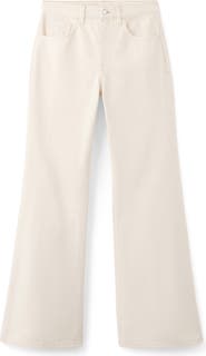 MANGO Mid Rise Flare Jeans