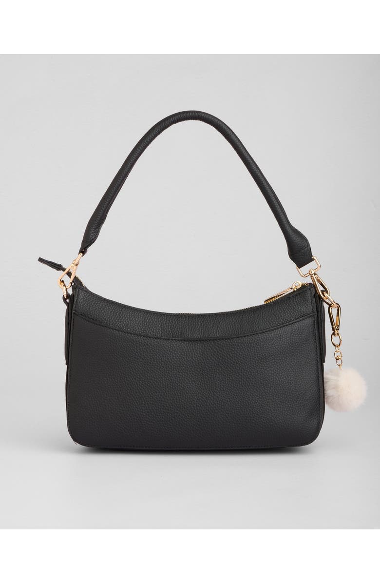 Pom Pom London Edgware Crossbody Bag, Alternate, color, Black