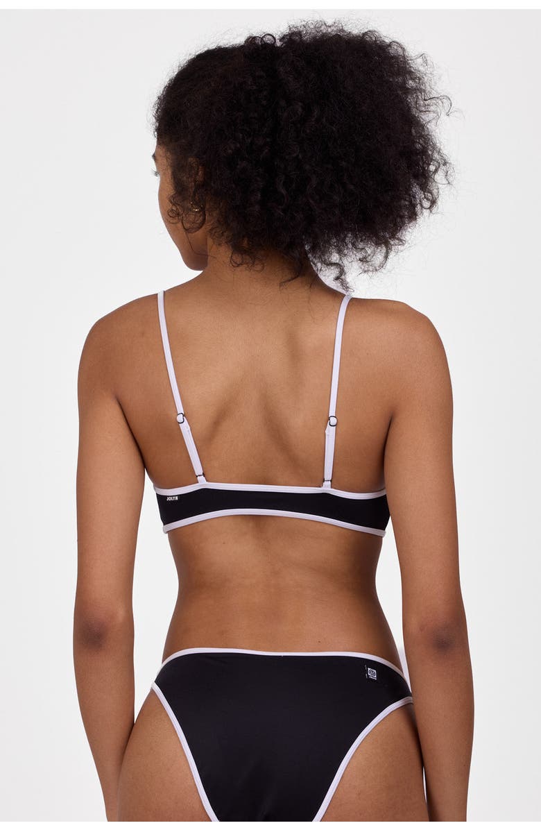 JOLYN Amanda Bikini Top, Alternate, color, Black & White