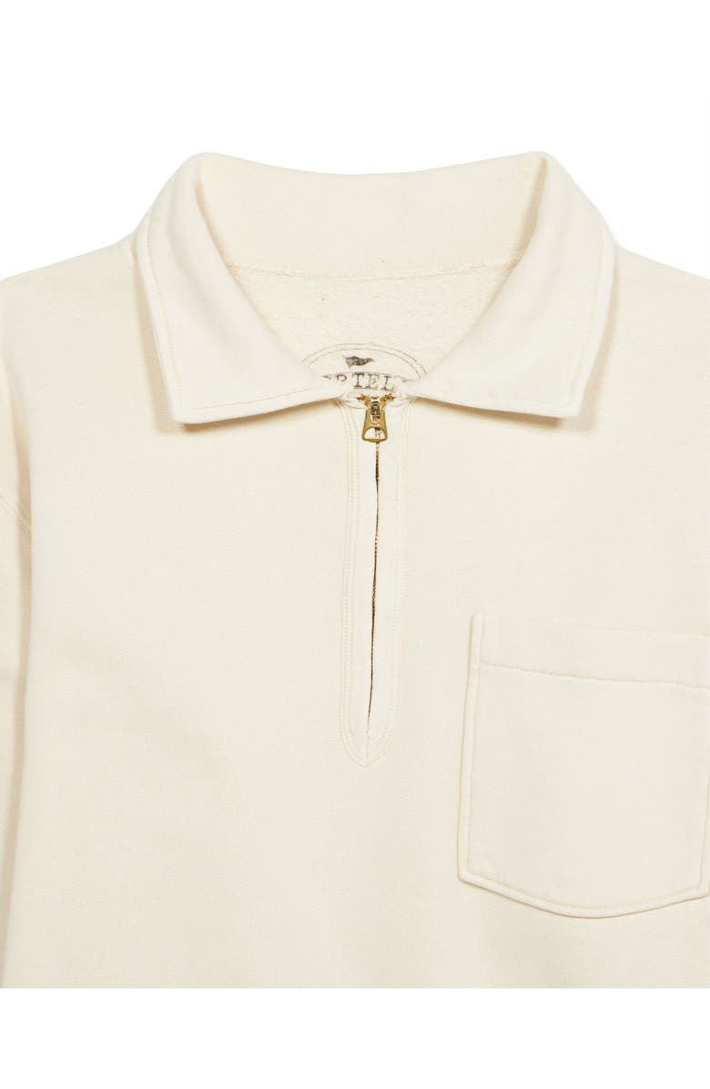 Fortela Woven Zip-Up Sweatshirt, Alternate, color, Ecru