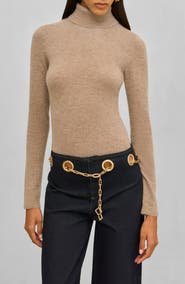Cult Gaia Alice Turtleneck Wool & Cashmere Sweater