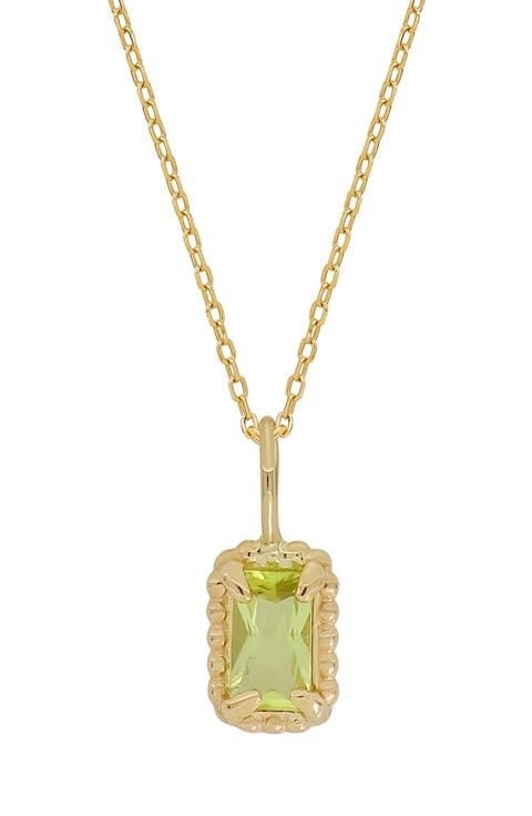 Color Stone Pendant Necklace (Nordstrom Exclusive)