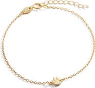 Mint & Lily Tiny Pawprint Bracelet