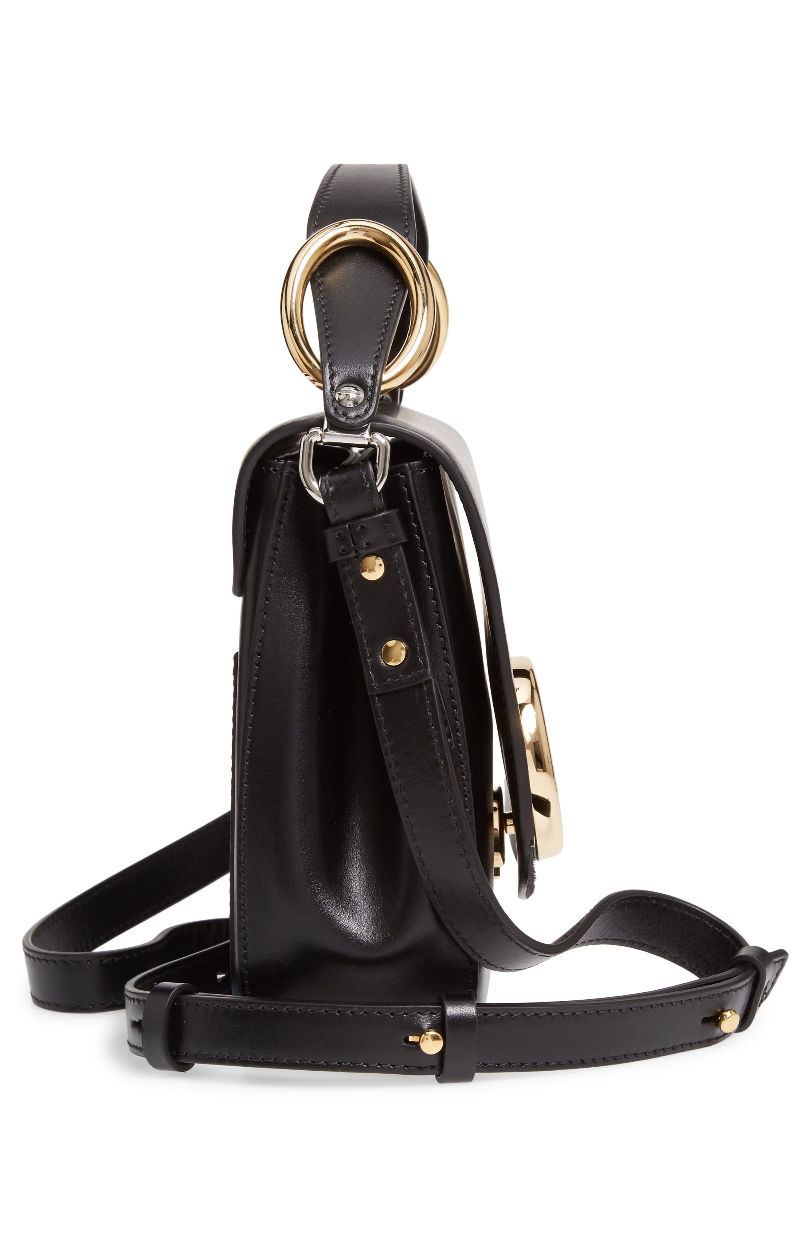 Chloé Small C Convertible Leather Bag, Alternate, color, 