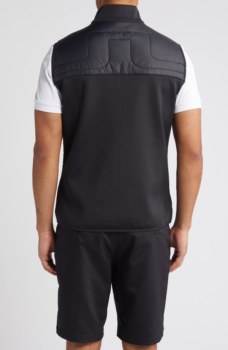 J. Lindeberg Martino Quilted Hybrid Water Repellent Insulated Vest, Alternate, color, 