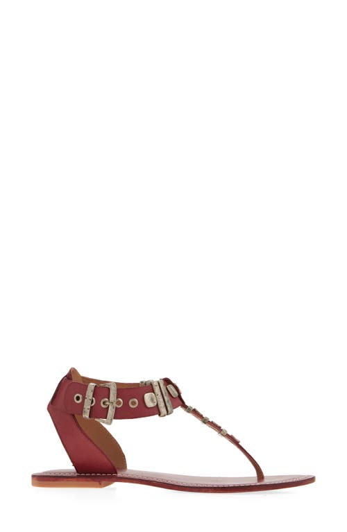 Jeffrey Campbell Leif Sandal In Red Combo