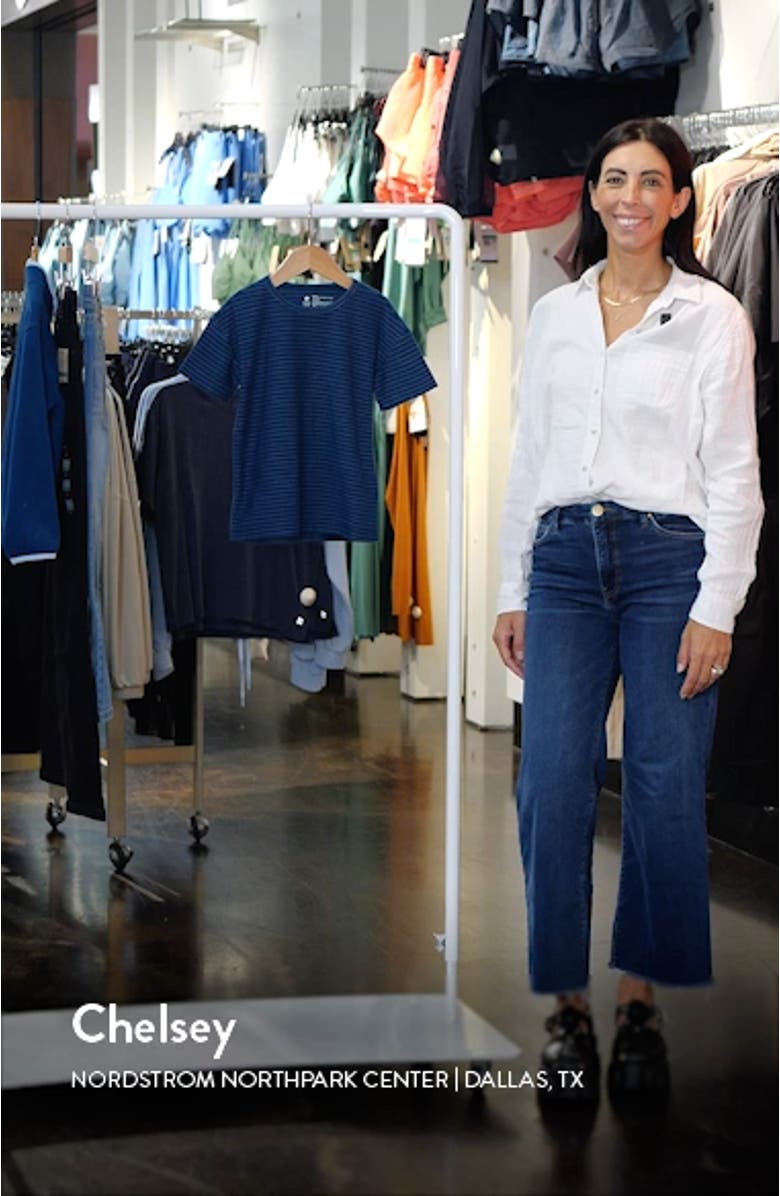 Kids' Stripe Jacquard T-Shirt, sales video thumbnail