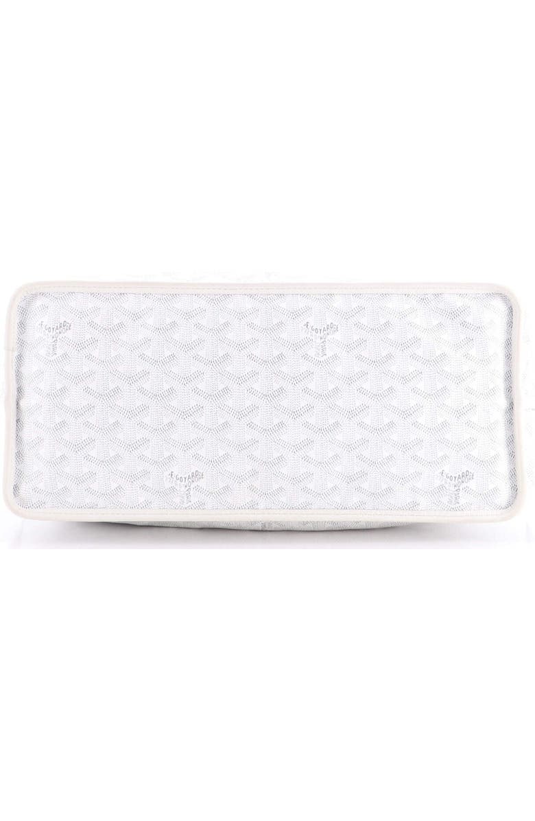 Pre-Owned Goyard Anjou Reversible Tote Coated Canvas PM, Alternate, color, White