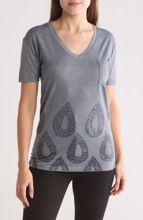 Deep V-Neck Boyfriend T-Shirt