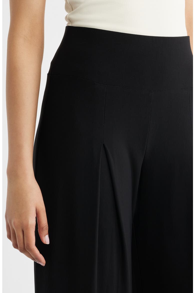 Pleated Wide Leg Pants, Alternate, color, ANNE BLACK