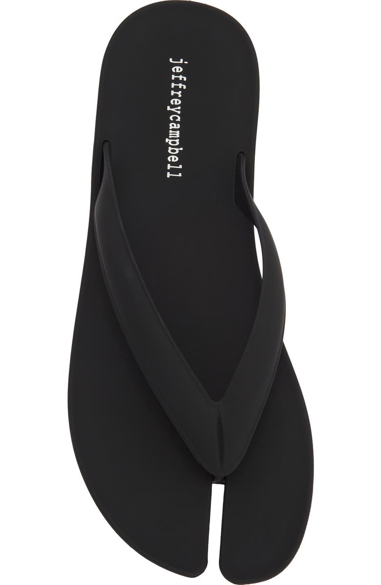 Jeffrey Campbell Zori Flip Flop, Alternate, color, Black Matte