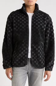 Vans Nights Check High Pile Zip Front Jacket