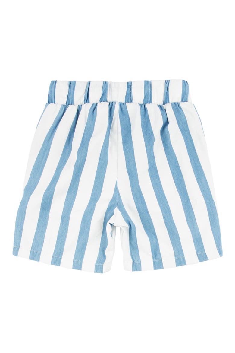 Kids' Logan Stripe Chambray Pull-On Shorts, Alternate, color, CHAMBRAY