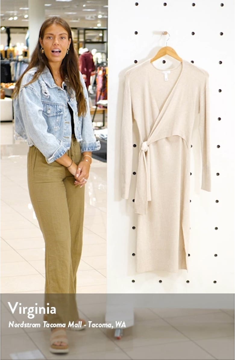 Wrap Sweater Dress, sales video thumbnail