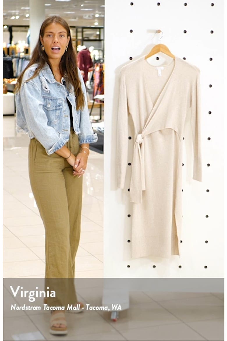 Wrap Sweater Dress video
