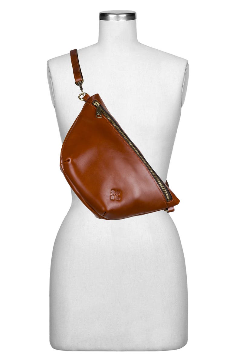 Patricia Nash Tinchi Belt Bag, Alternate, color, Tan