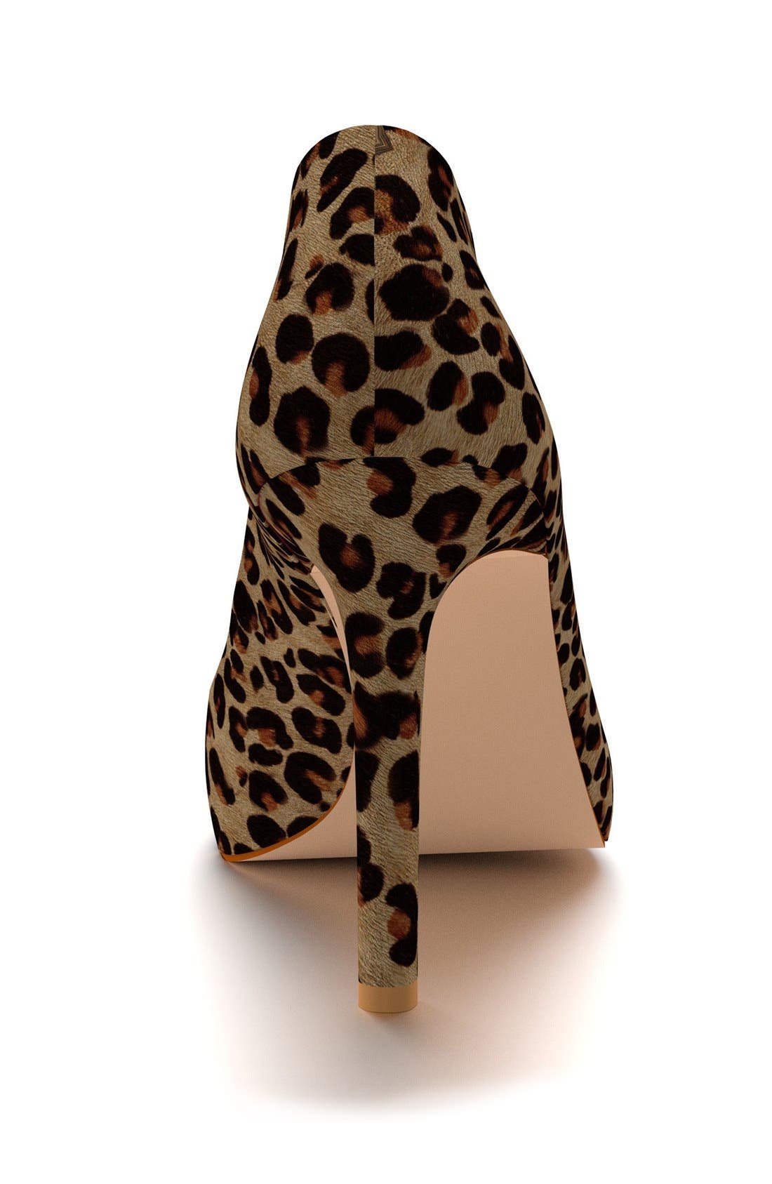 Shoes of Prey Genuine Calf Hair Pointy Toe Pump, Alternate, color, 