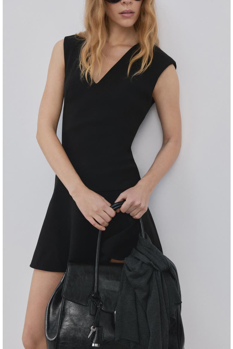 Landis Minidress, Alternate, color, BLACK