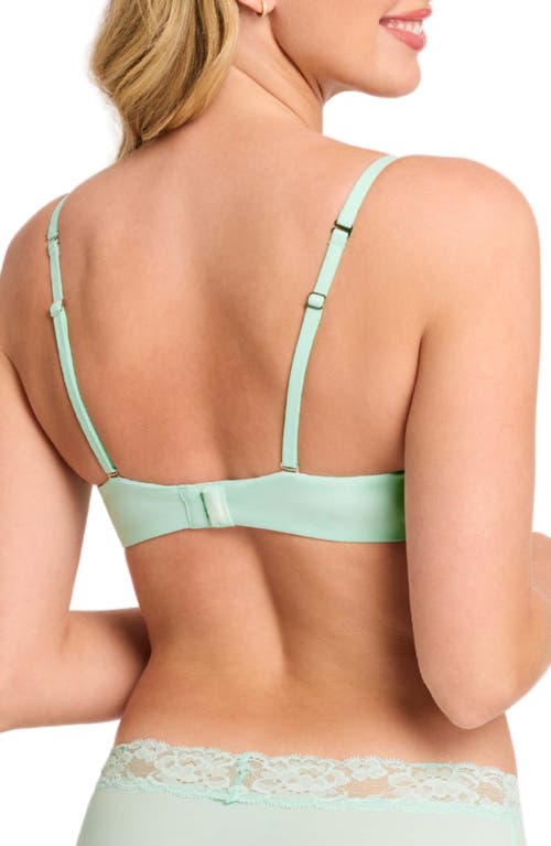 Montelle Intimates Wireless Convertible T-shirt Bra In Seafoam