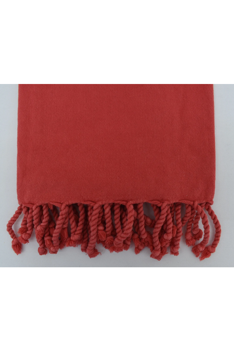 Poppy Stone-Washed Towel/Throw Blanket, Alternate, color, Red