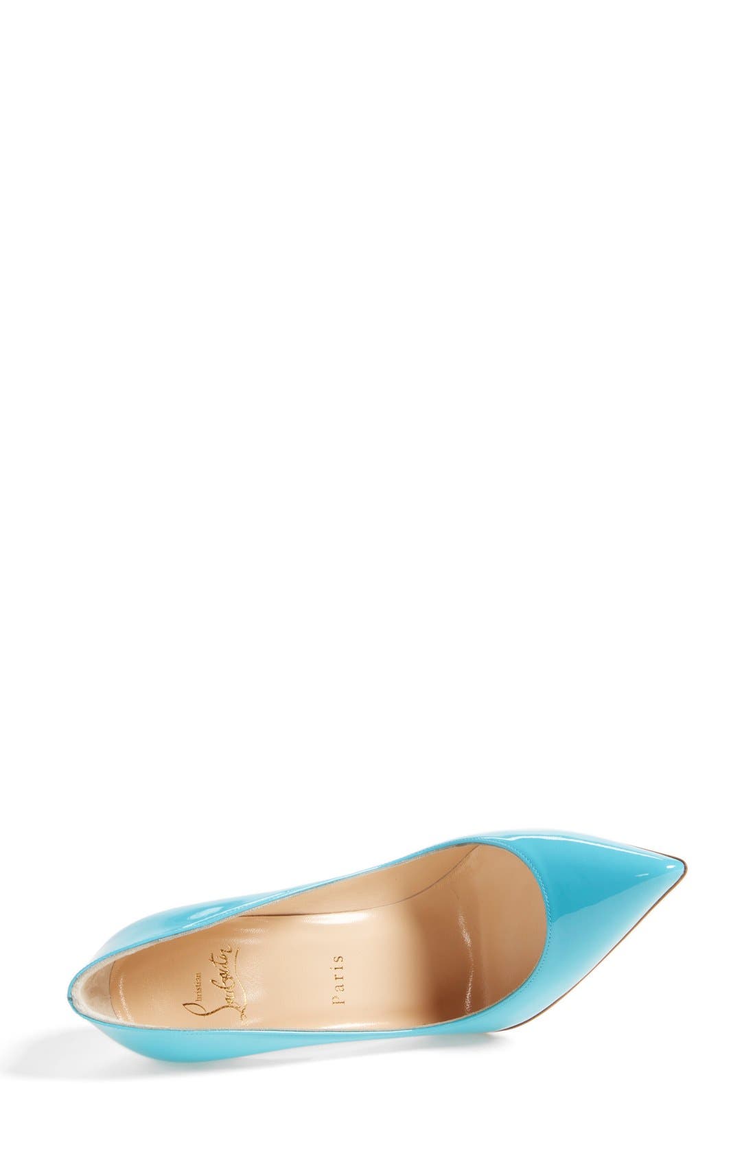 'Pigalle Follies' Pointy Toe Pump, Alternate, color, PACIFIC PATENT