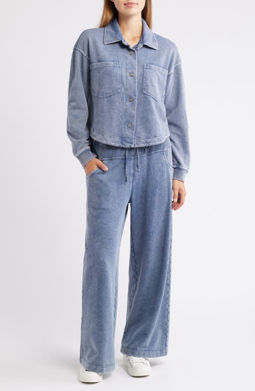 City Blues Drop Waist Lounge Pants In Blue