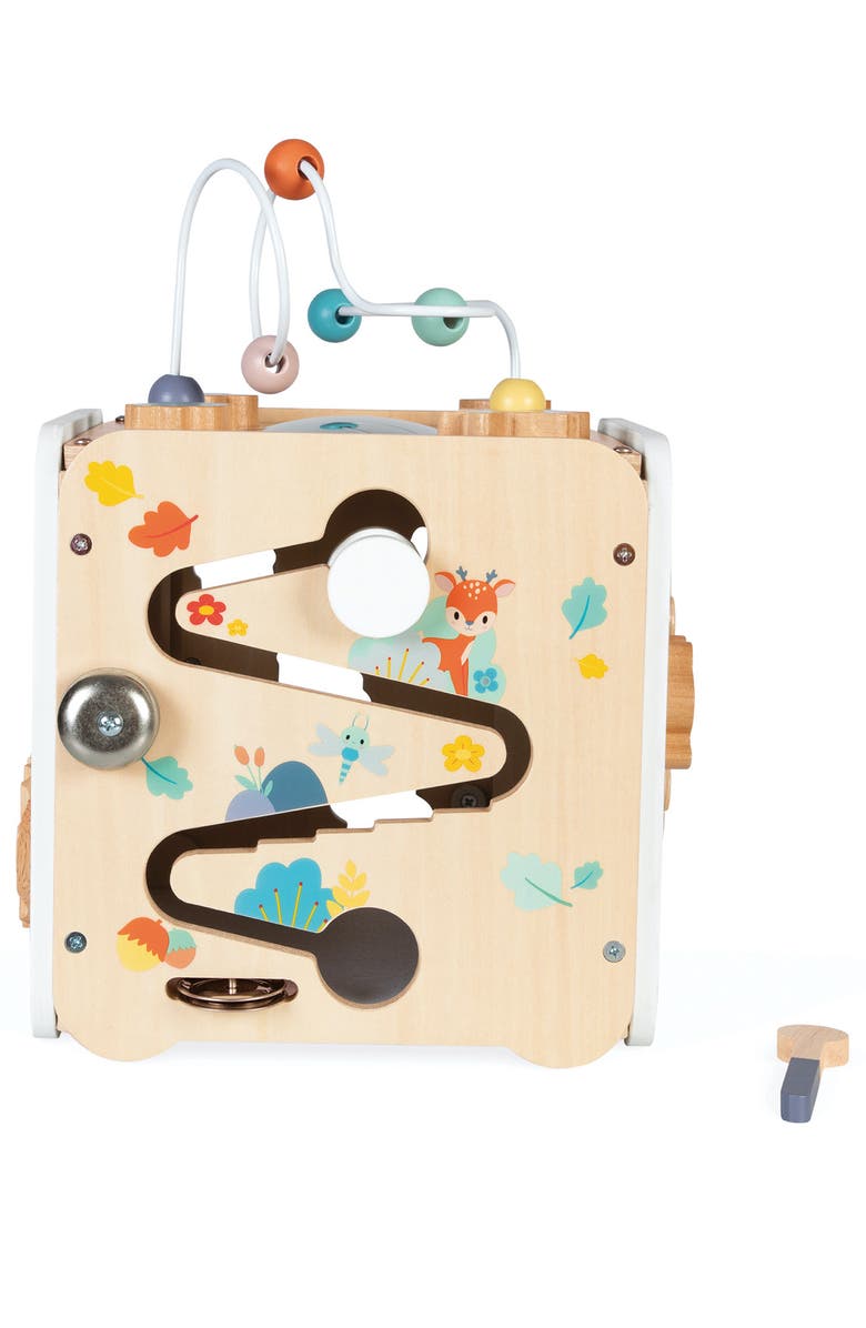 Janod Pure Large Multi-Activity Play Cube, Alternate, color, 