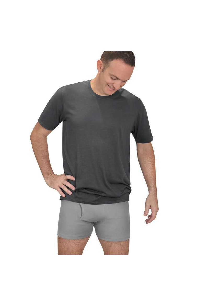 Mens Soft 100% Organic Cotton Boxer Briefs, Alternate, color, Red
