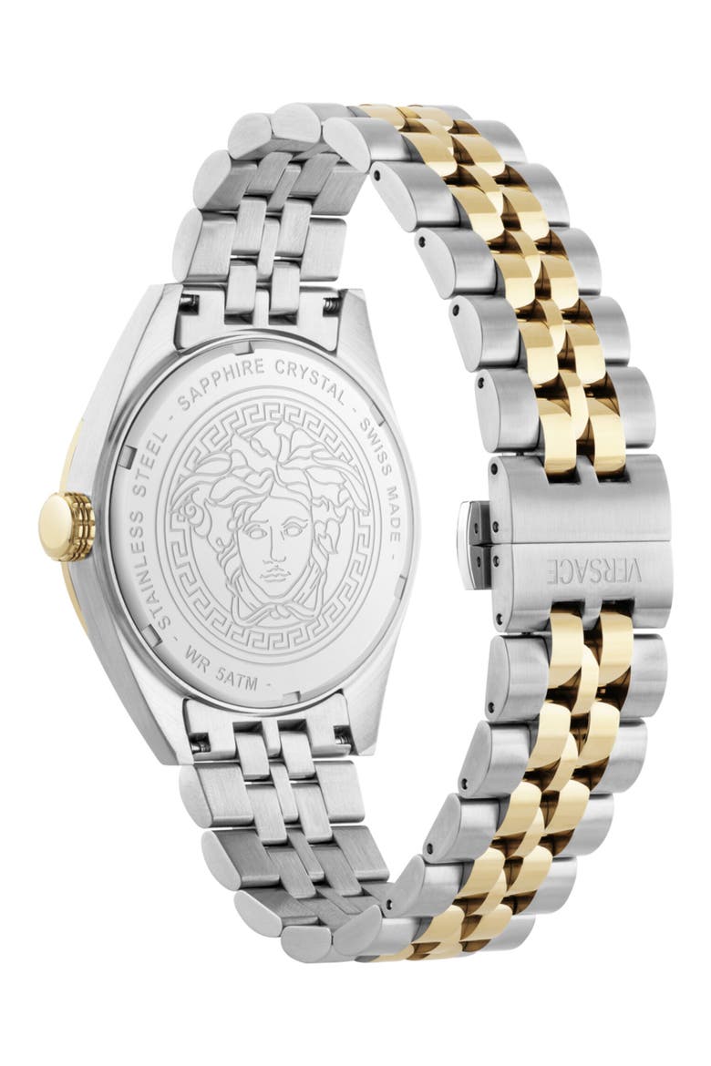 Athletic Quartz Bracelet Watch, Alternate, color, TT IPYG/SS
