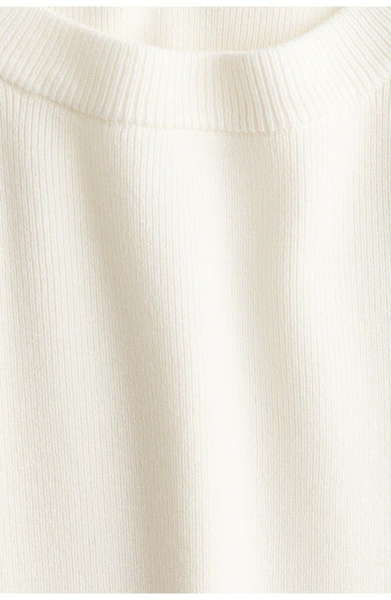 H&M Knit t-shirt, Alternate, color, White
