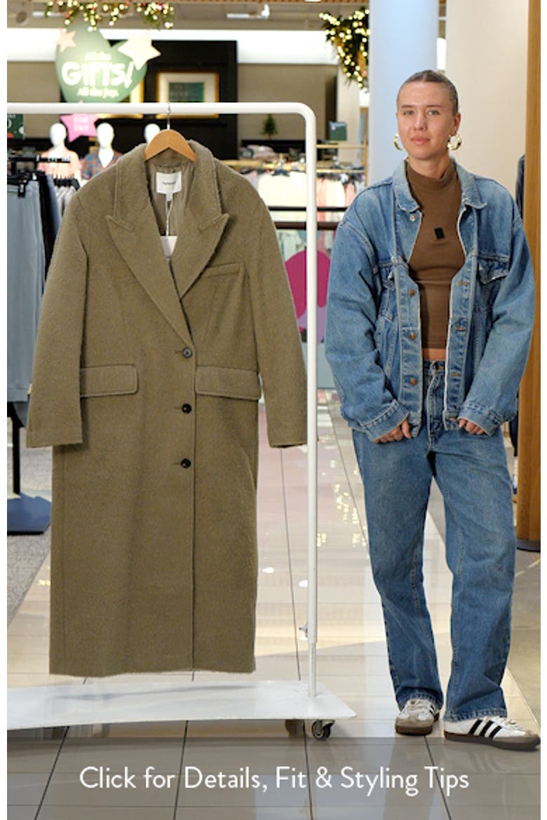 Longline Brushed Coat video