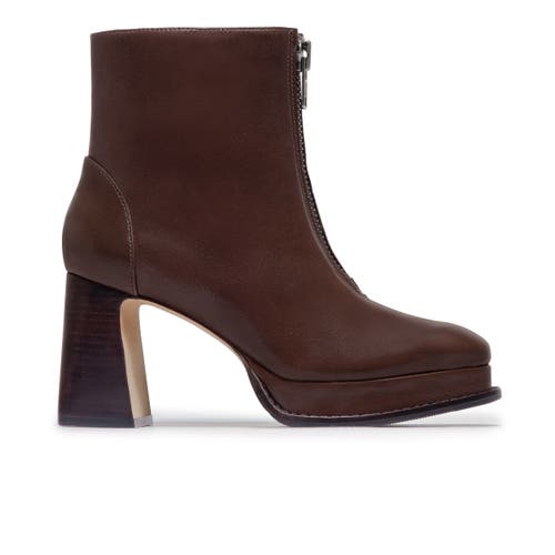 Bernardo Footwear Mafalda Platform Bootie In Animal Print