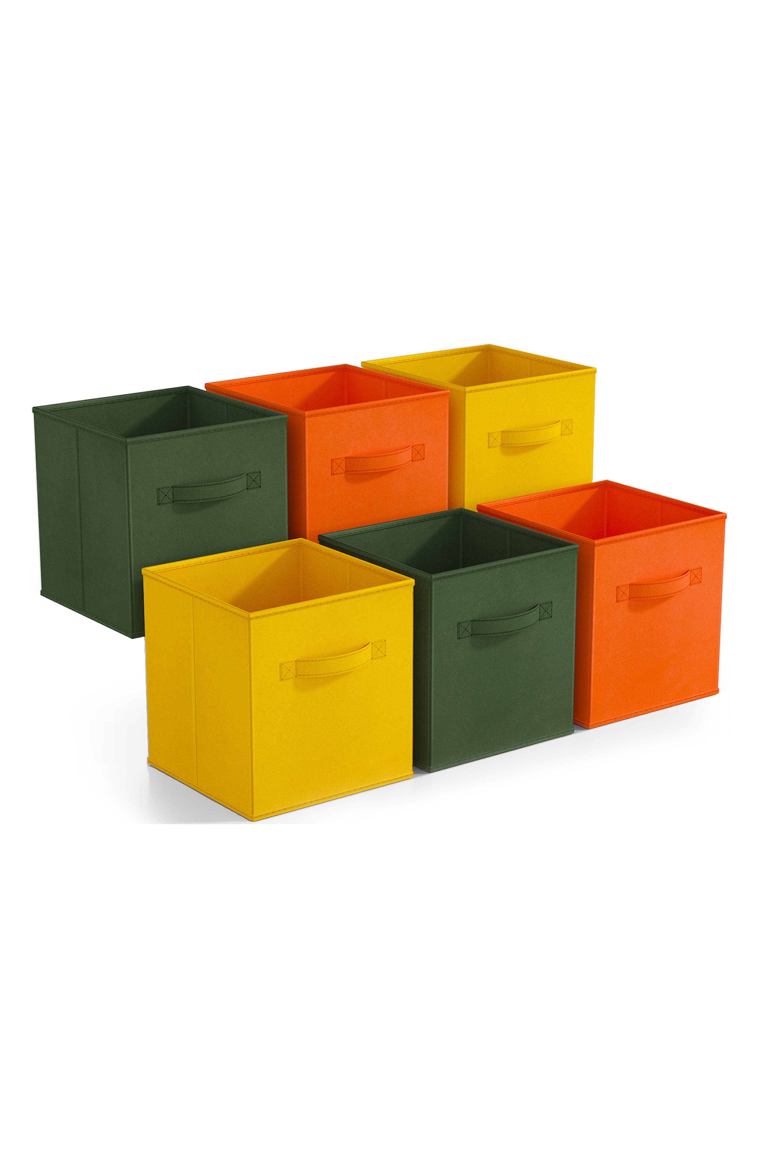 SORBUS 6-Pack Collapsible Storage Cubes
