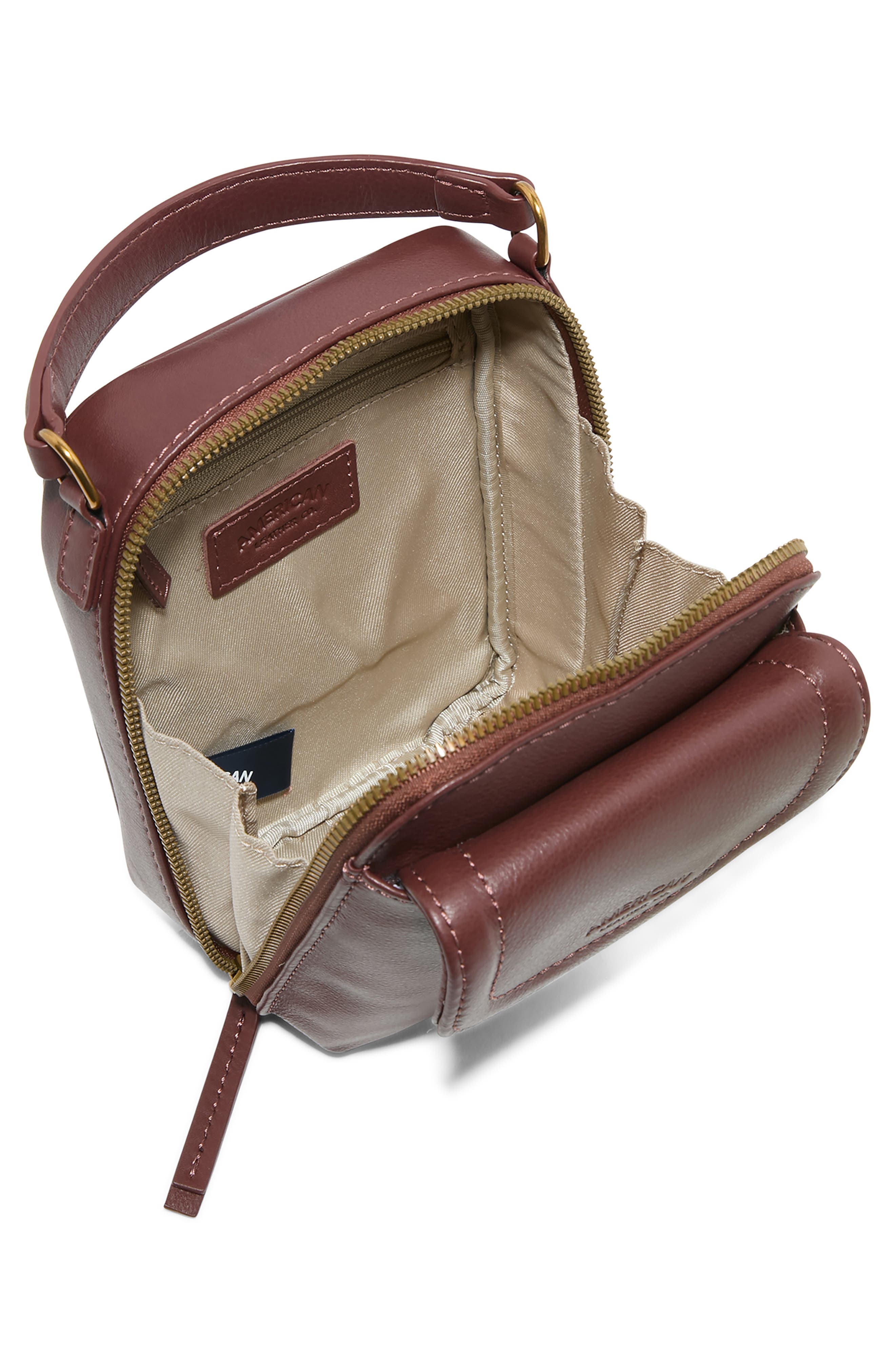 Tribeca Leather Crossbody Bag, Alternate, color, CORDOVAN
