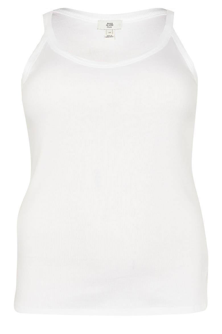 '90s Rib Tank, Alternate, color, WHITE