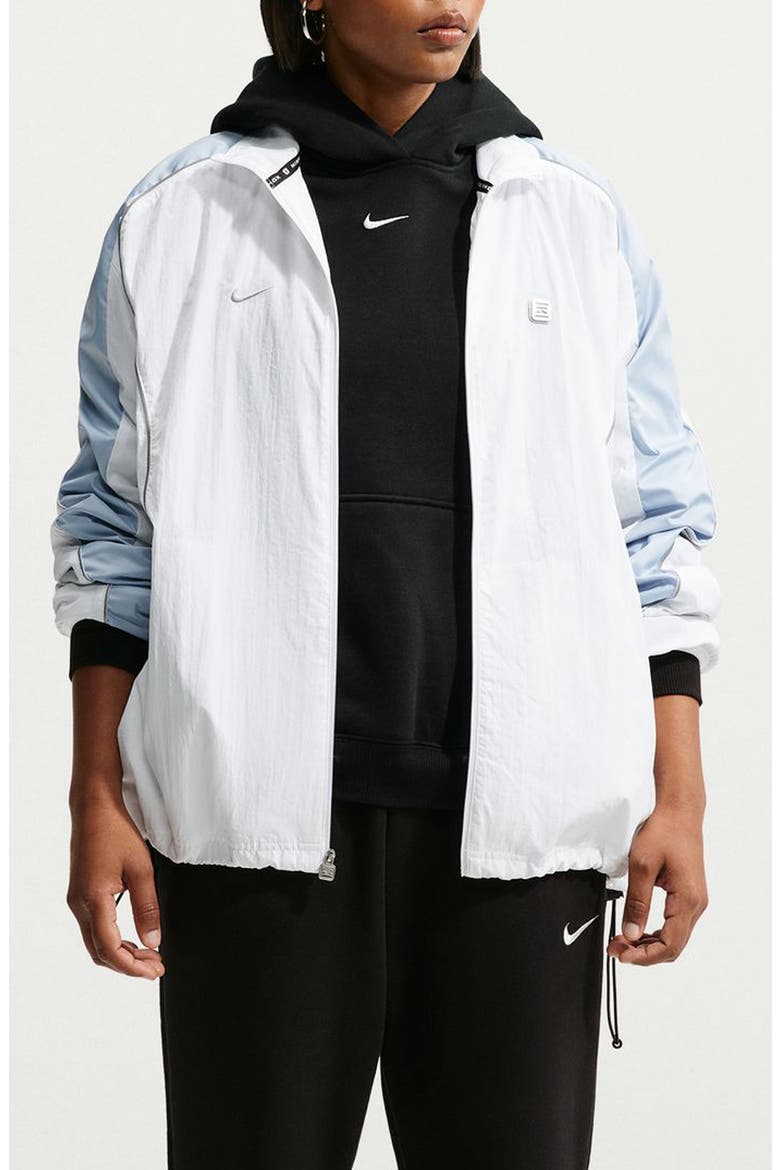 Oversized Pullover Hoodie, Main, color, TOTAL BLACK/ SAIL