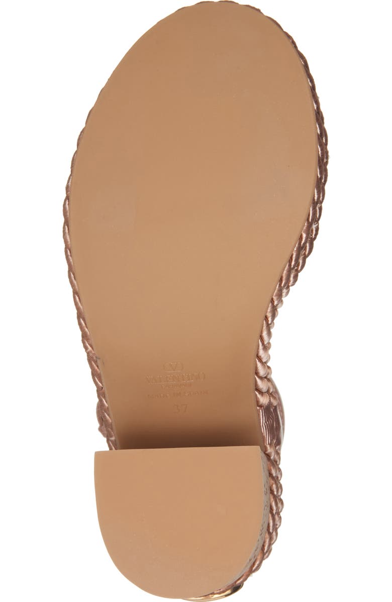 Valentino Garavani VLOGO Platform Sandal, Alternate, color, Rose Canelle