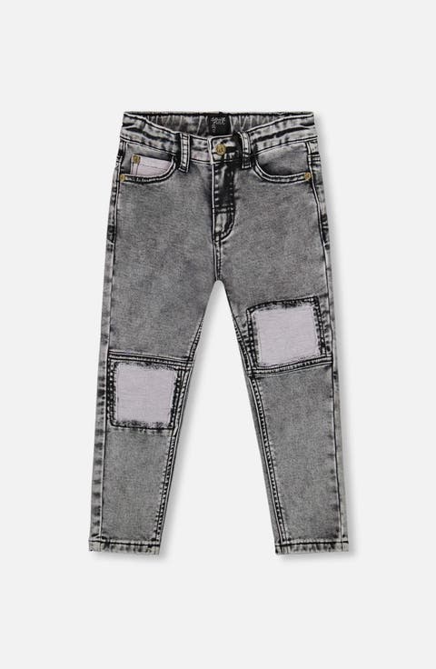 French Terry Pants with Contrasting Patch (Baby)