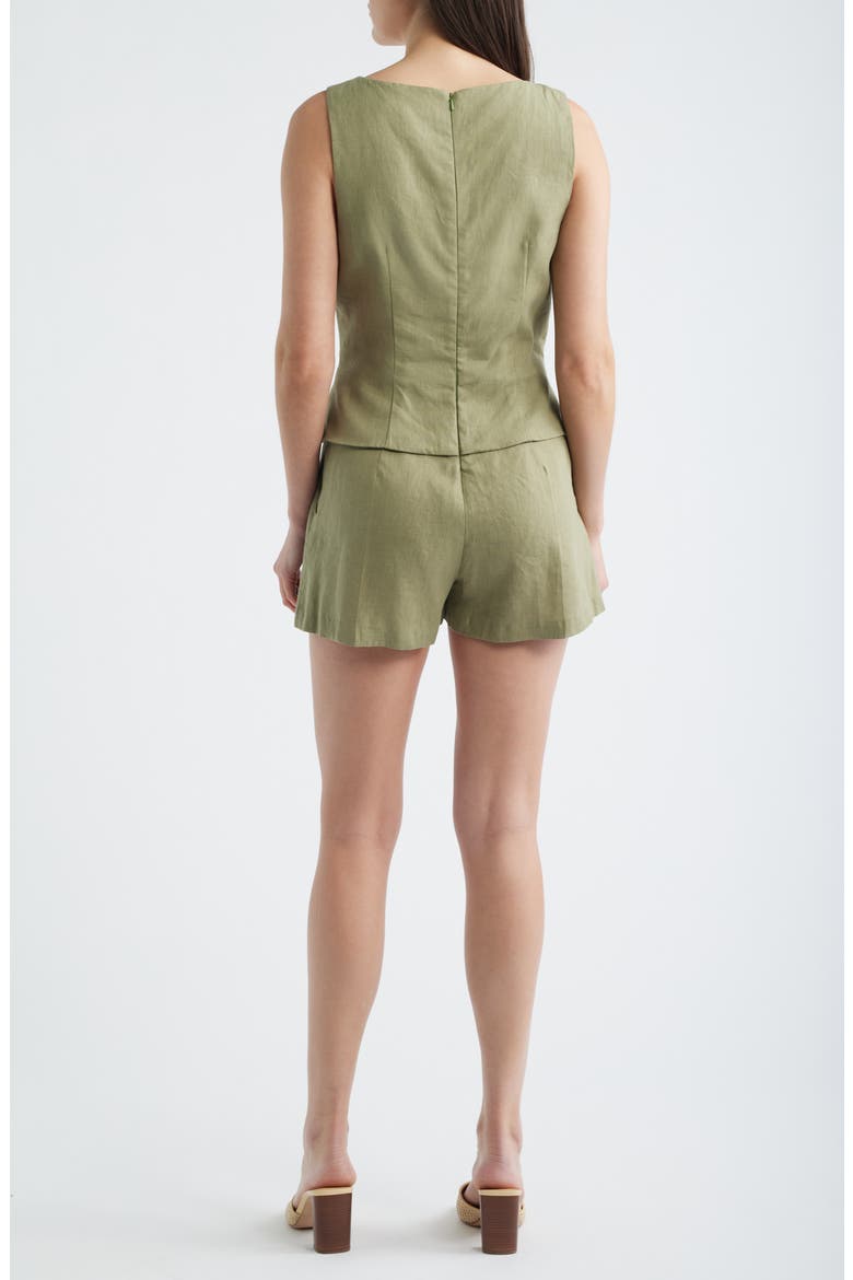 Matias Linen Romper, Alternate, color, CYPRESS
