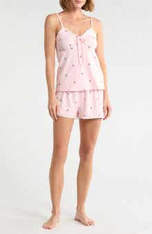 French Connection Bow Print Camisole & Shorts Pajama Set