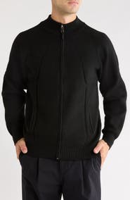 T.R. PREMIUM Mock Neck Zip Sweater