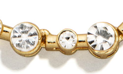 Baublebar Round Bezel Tennis Necklace In Gold