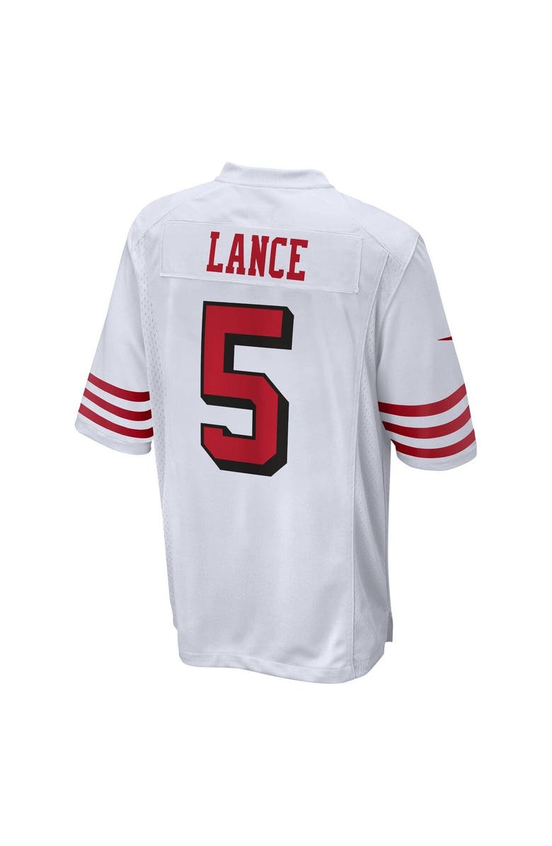 Nike Men's Nike Trey Lance White San Francisco 49ers Alternate Game Jersey, Alternate, color,