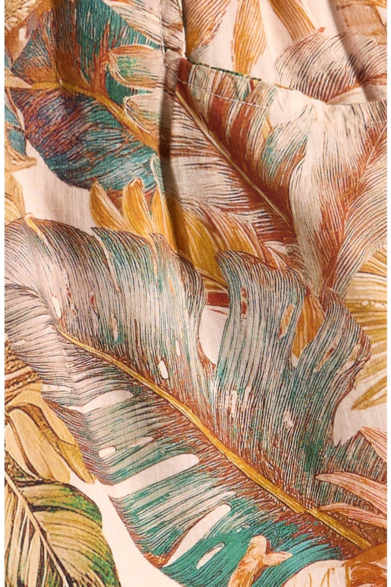 Violeta Tropical Print Shorts, Alternate, color, NEUTRAL