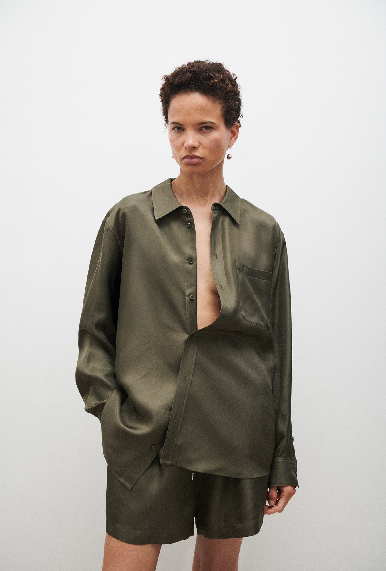 Twill Boyfriend Shirt - image 2