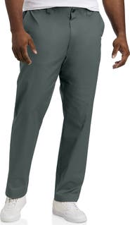 Oak Hill by DXL Big & Tall Straight-Fit Tech Pants